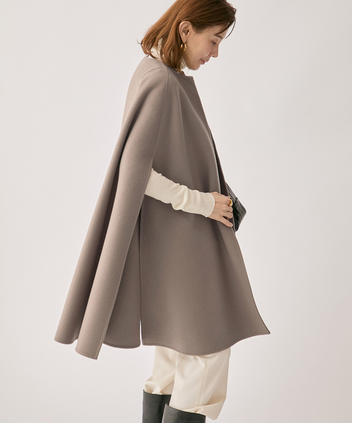 新品タグ付き】vermeil par iena イエナ　ポンチョ　コート 新品タグ付き】vermeil par iena イエナ ポンチョ コート ポンチョ