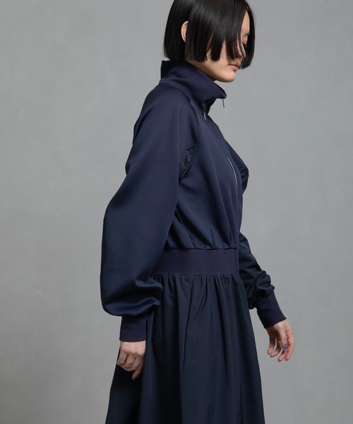 MARECHAL TERRE（マルシャルテル）の「ジップワンピース（ワンピース・レディース・ブラック/ネイビー/グレー・MEDIUM）」の8枚目の写真