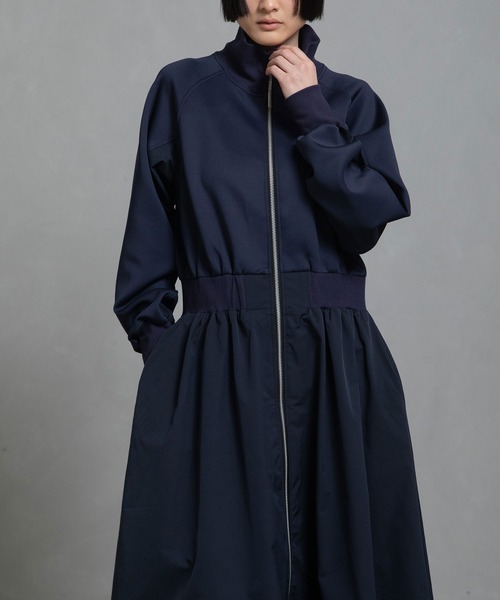 MARECHAL TERRE（マルシャルテル）の「ジップワンピース（ワンピース・レディース・ブラック/ネイビー/グレー・MEDIUM）」の9枚目の写真