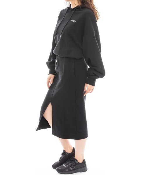 【RVCA/ルーカ】24AW MINI RVCA FRONT SLIT/スウェットワンピース
