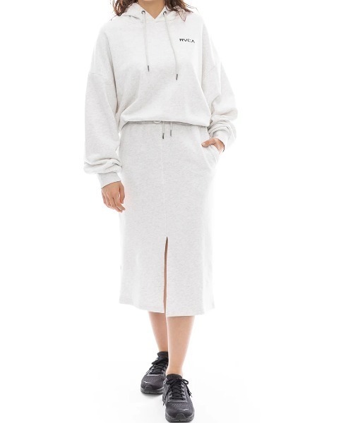 RVCA(ルーカ)の「【RVCA/ルーカ】24AW MINI RVCA FRONT SLIT/スウェットワンピース(ワンピース・レディース・ブラック/グレー・MEDIUM/SMALL)」の5枚目の写真