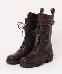 YOSUKE（ヨースケ）の「「YOSUKE/ヨースケ」メンズ本革レースアップショートブーツ（ブーツ）」