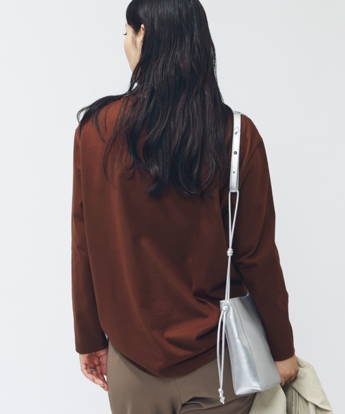 NEW BALANCE（ニューバランス）の「【アルペン限定】 ニューバランス New Balance THE CITY シューパッチロングスリーブTシャツ（Tシャツ/カットソー・レディース・ブラウン/オフホワイト/チャコールグレー・M/L）」の6枚目の写真