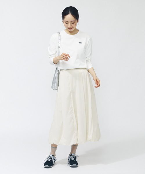 NEW BALANCE（ニューバランス）の「【アルペン限定】 ニューバランス New Balance THE CITY シューパッチロングスリーブTシャツ（Tシャツ/カットソー・レディース・ブラウン/オフホワイト/チャコールグレー・M/L）」の13枚目の写真