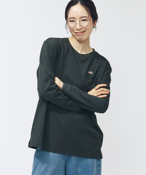 NEW BALANCE（ニューバランス）の「【アルペン限定】 ニューバランス New Balance THE CITY シューパッチロングスリーブTシャツ（Tシャツ/カットソー・レディース・ブラウン/オフホワイト/チャコールグレー・M/L）」の14枚目の写真