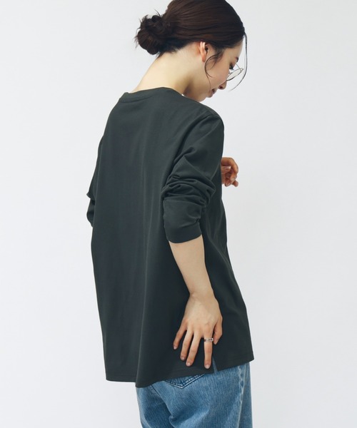 NEW BALANCE（ニューバランス）の「【アルペン限定】 ニューバランス New Balance THE CITY シューパッチロングスリーブTシャツ（Tシャツ/カットソー・レディース・ブラウン/オフホワイト/チャコールグレー・M/L）」の16枚目の写真