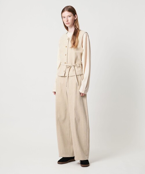 Steven Alan（スティーブンアラン）の「＜Steven Alan＞ランダム コーデュロイ ワイド バレル パンツ（その他パンツ・レディース・ナチュラル/ブラック・S/M/L）」の4枚目の写真