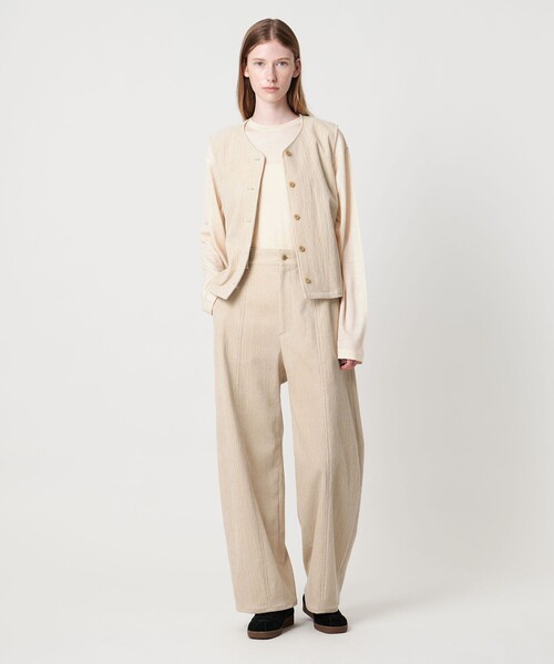 Steven Alan（スティーブンアラン）の「＜Steven Alan＞ランダム コーデュロイ ワイド バレル パンツ（その他パンツ・レディース・ナチュラル/ブラック・S/M/L）」の5枚目の写真