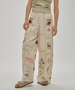 パンツ todayful patchwork trousers 38 TODAYFUL（トゥデイフル）の「Embroidery Patchwork Trousers