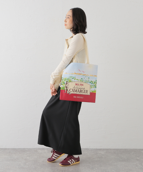 417 EDIFICE（フォーワンセブンエディフィス）の「【ARCANE×417】 CAMARGUE Tote（トートバッグ・メンズ・アイボリー・FREE）」の2枚目の写真