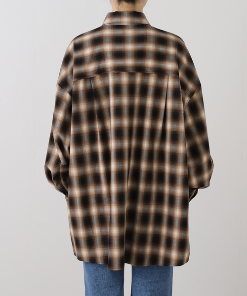 PROVOKE/プロヴォーク】 OMBRE CHECK SH BIG：シャツ（シャツ