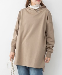 MARAI（マーライ）の「ハイネックアイレット プルオーバースウェット（スウェット）」