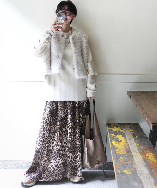 今期　journal standard luxe ダブルJQレオパ スカート ダブルJQレオパ スカート（その他スカート）｜journal standard