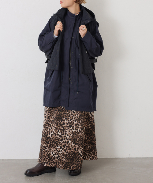 マットサテンレオパ マキシスカート（スカート）｜JOURNAL STANDARD