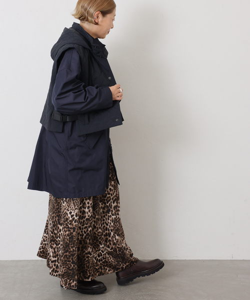 マットサテンレオパ マキシスカート（スカート）｜JOURNAL