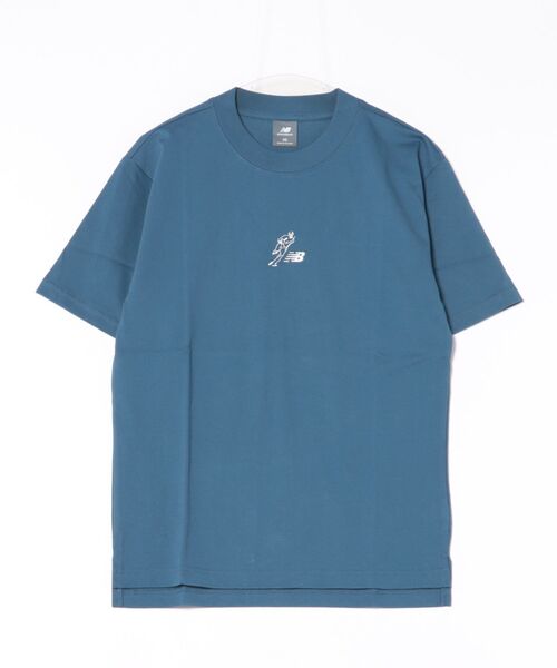 NEW BALANCE(ニューバランス)の「New Balance ニューバランス M S.OヘビーウェイトTシャツ ショートスリーブ MT43739DAL DAL(Tシャツ/カットソー・メンズ・ブルー・LARGE/MEDIUM/XX-LARGE/X-LARGE/SMALL)」の1枚目の写真