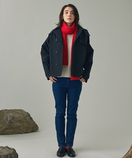 AIGLE（エーグル）の「吸水速乾 COOL MAX クールマックス ストレッチ スリムフィットスキニーデニムパンツ（デニムパンツ・レディース・ブルー/ブラック・36/38/40）」の21枚目の写真