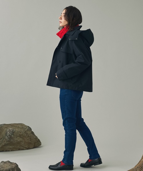 AIGLE（エーグル）の「吸水速乾 COOL MAX クールマックス ストレッチ スリムフィットスキニーデニムパンツ（デニムパンツ・レディース・ブルー/ブラック・36/38/40）」の12枚目の写真