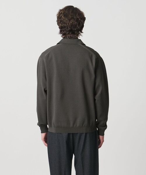 UNITED ARROWS（ユナイテッドアローズ）の「フォーシーズンズ ミラノリブ スキッパー ニット（ニット/セーター・メンズ・ナチュラル/ダークグレー・L/S/M/XL）」の9枚目の写真