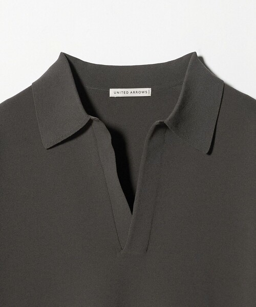 UNITED ARROWS（ユナイテッドアローズ）の「フォーシーズンズ ミラノリブ スキッパー ニット（ニット/セーター・メンズ・ナチュラル/ダークグレー・L/S/M/XL）」の12枚目の写真