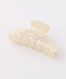 one after another NICE CLAUP(ワンアフターアナザーナイスクラップ)の【Latini】ロゴストーンワニクリップ(バレッタ/ヘアクリップ)