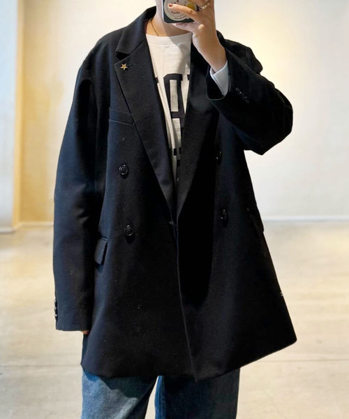 美品　ジャーナルスタンダードラックス　ネイビー　ジャケット TRオックスストレッチジャケット（テーラードジャケット