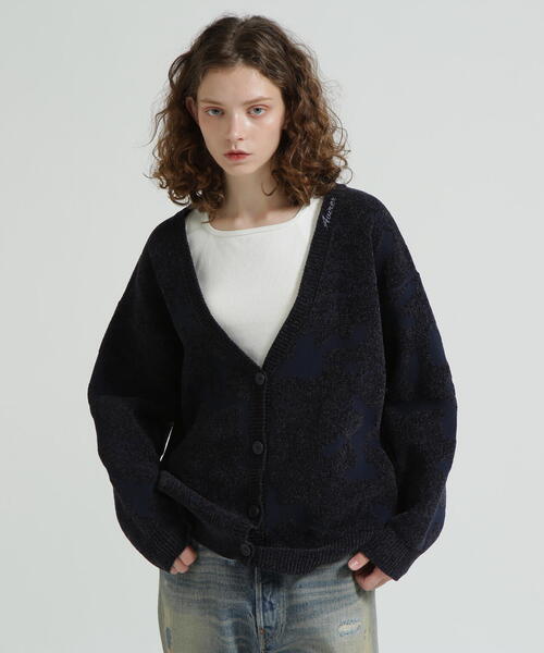 直営店限定》BOUCLE CAMO KINT CARDIGAN（カーディガン/ボレロ