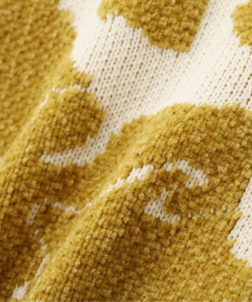 AVIREX（アヴィレックス）の「《直営店限定》BOUCLE CAMO KINT CARDIGAN（カーディガン/ボレロ・レディース・ネイビー/イエロー・F）」の17枚目の写真