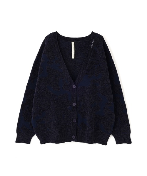 直営店限定》BOUCLE CAMO KINT CARDIGAN（カーディガン/ボレロ