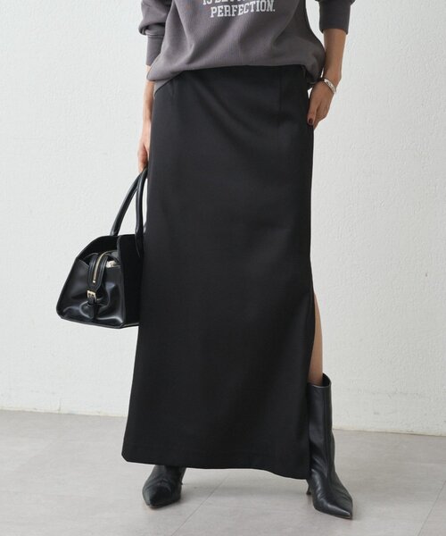 セールChristian Dior ブラックタイトスカート 36 DIOR | ミディスカート ウール & シルク