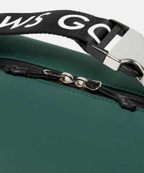 UNITED ARROWS GOLF(ユナイテッドアローズゴルフ)の「ロゴテープ スクエア ポーチ(ゴルフグッズ・メンズ・ケリーグリーン/ブラック・FREE)」の16枚目の写真