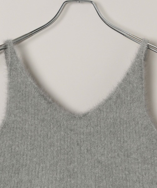 A part by（アパートバイ）の「フォックスカシミヤウールキャミ（キャミソール・レディース・ライトベージュ/グレー・FREE）」の18枚目の写真
