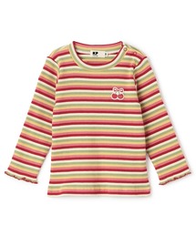 KP | マルチボーダー テレコ 長袖Tシャツ(Tシャツ/カットソー)