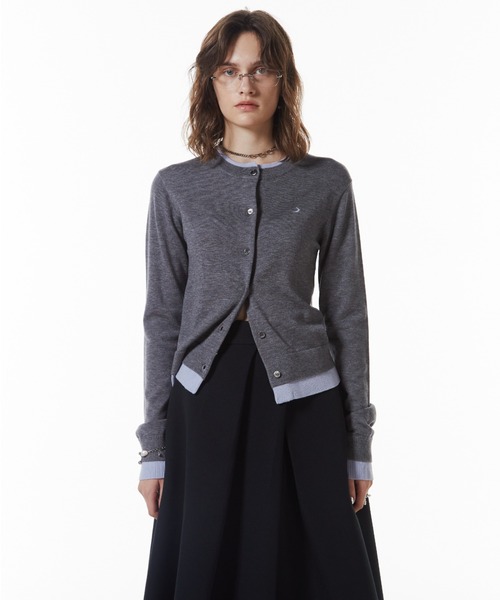 JOSE MOON（ジョゼムーン）の「BONDING TUCK FLARE SKIRT/ボンディングタックフレアスカート（スカート・レディース・ブラック/グレー・36/38）」の17枚目の写真