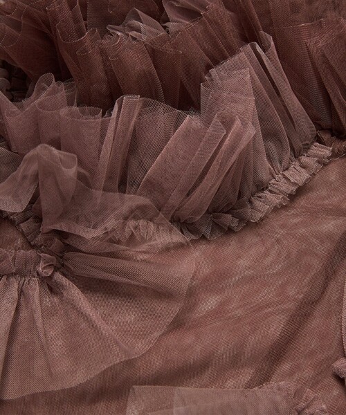 ヴィヴィアーノチュールトップス最終価格 25ss未使用ヴィヴィアーノVIVIANOチュールフリルトップス 25ss未使用