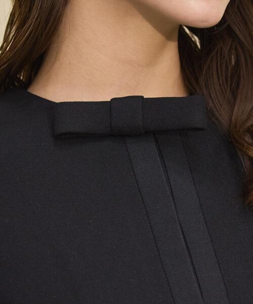 SWINGLE（スウィングル）の「ノーカラーリボンジャケット（ノーカラージャケット・レディース・ブラック/オフホワイト・SMALL/MEDIUM）」の19枚目の写真