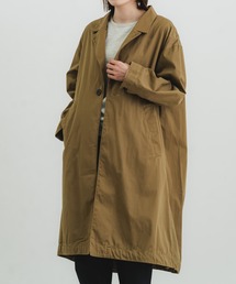 quadro（クオドロ）の「C/コーデュラブロークンツイル裾ヒモワンボタンコート（チェスターコート）」