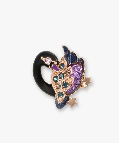 ANNA SUI(アナスイ)の「スワンモチーフ イヤリング(イヤリング・レディース・マルチ・FREE)」の2枚目の写真