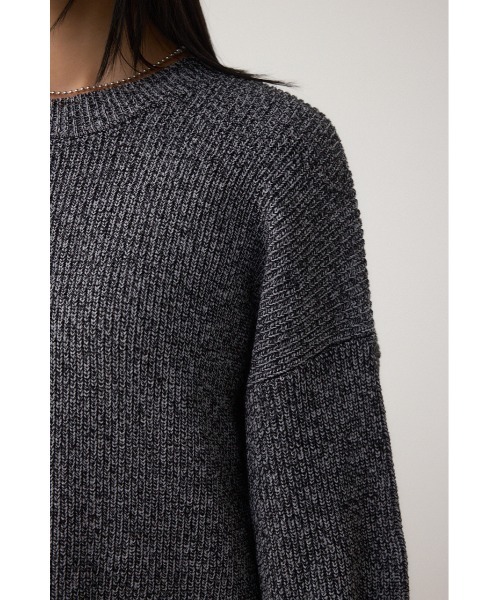 AZUL by moussy(アズールバイマウジー)の「サイドZIPニットトップス(ニット/セーター・レディース・アイボリー/ブラック系その他/グレー/ボルドー・FREE)」の22枚目の写真
