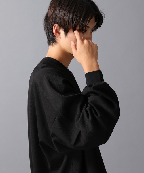 LAKOLE（ラコレ）の「ドルマンVネックプルオーバー / 598615（スウェット・メンズ・チャコール/パープル/ブラック・LARGE/MEDIUM）」の6枚目の写真