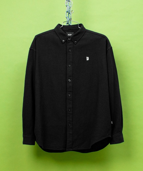 HUF(ハフ)の「MEGABLAST LS SHIRT(シャツ/ブラウス・メンズ・ブラック/ホワイト・S/M/L/XL/XXL)」の2枚目の写真