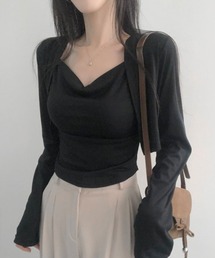 VIVID LADY(ビビッドレディー)のドレープキャミソール&ショートボレロ アンサンブル(アンサンブル)