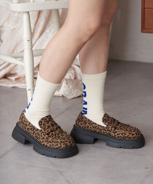 CIAOPANIC（チャオパニック）の「【neutral by ciaopanic】厚底ローファー（その他シューズ・レディース・ブラック/キャメル・38/37/36）」の2枚目の写真