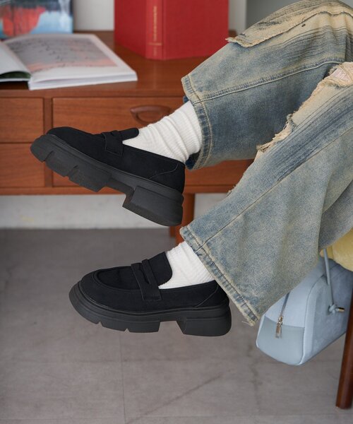 CIAOPANIC（チャオパニック）の「【neutral by ciaopanic】厚底ローファー（その他シューズ・レディース・ブラック/キャメル・38/37/36）」の18枚目の写真