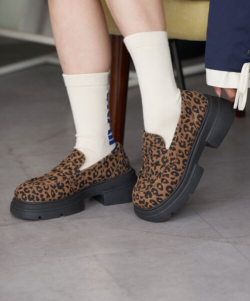 CIAOPANIC（チャオパニック）の「【neutral by ciaopanic】厚底ローファー（その他シューズ・レディース・ブラック/キャメル・38/37/36）」の12枚目の写真