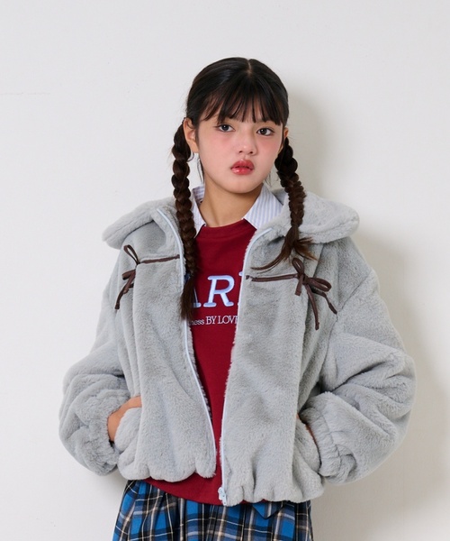 セール】リボンファーブルゾン（ブルゾン）｜by LOVEiT（バイラビット