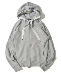 1PIU1UGUALE3  RELAX （ウノピゥウノウグァーレトレ リラックス）の「【1PIU1UGUALE3 RELAX】THICK STRING LOGO, ZIP HOODIE（パーカー）」