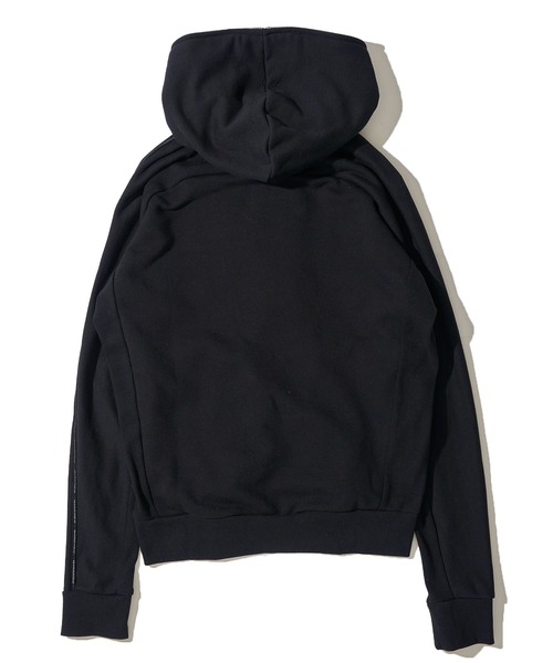 1piu1uguale3 RELAX（ウノピュウノウグァーレトレリラックス）の「【1PIU1UGUALE3 RELAX】THICK STRING LOGO, ZIP HOODIE（パーカー・メンズ・ブラック/グレー・LARGE/MEDIUM/X-LARGE）」の4枚目の写真