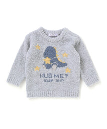 SLAP SLIP BABY | 【お揃い】アニマルウサギ恐竜もこもこパッチニットトップス(70~80cm)(その他ベビーウェア)