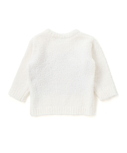 SLAP SLIP BABY（スラップスリップベビー）の「【お揃い】アニマルウサギ恐竜もこもこパッチニットトップス(70~80cm)（その他ベビーウェア・キッズ・グレー/オフホワイト・FREE）」の3枚目の写真